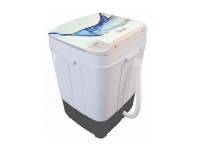 Machine à Laver Semi-Automatique 7Kg avec Essorage Compacte Gris – KPB-7.1-SE-GR