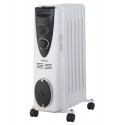 Radiateur à Bain d’Huile 9 Éléments 2000W avec Thermostat Réglable – KJQ-15-9