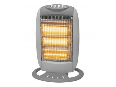 Chauffage à Quartz 1200W 3 Niveaux avec Oscillation – KHH-1204S