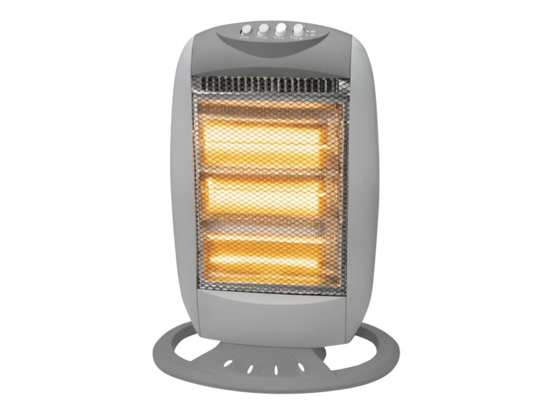 Chauffage à Quartz 1200W 3 Niveaux avec Oscillation – KHH-1204S