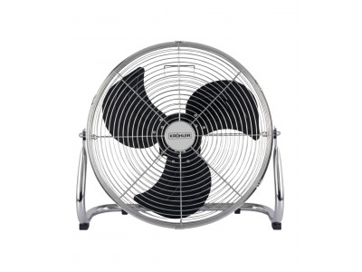 Ventilateur au Sol 45 cm 120W 3 Lames Aluminium Inclinaison Réglable – FL-45-01-VLK
