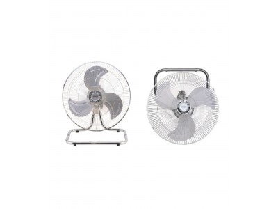 Ventilateur sur Pied 3 en 1 40 cm 50W 4 Lames Aluminium Oscillation 80° – 3i1-45-02-VLK