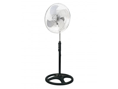 Ventilateur sur Pied 3 en 1 40 cm 50W 4 Lames Aluminium Oscillation 80° – 3i1-45-02-VLK