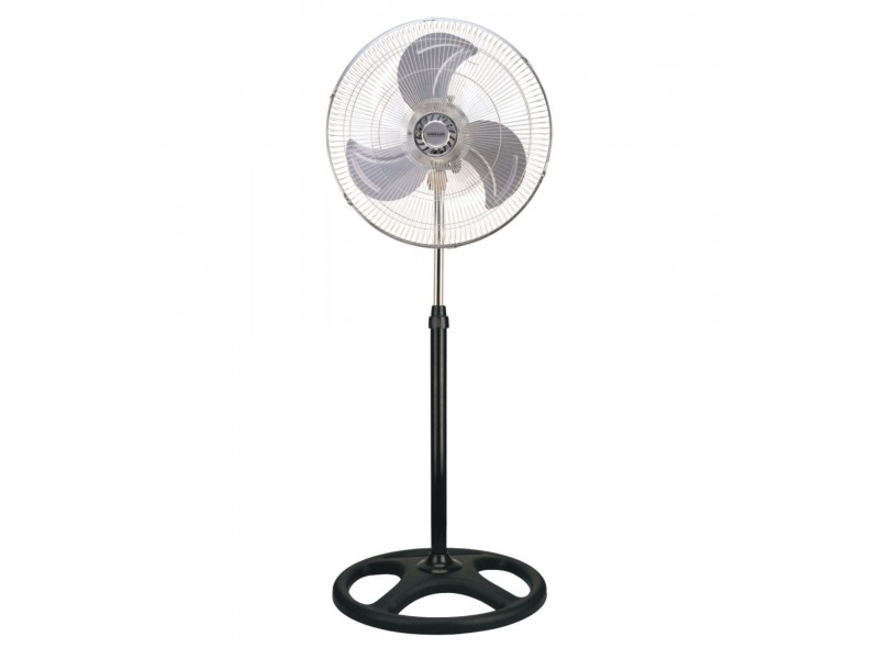 Ventilateur sur Pied 3 en 1 40 cm 50W 4 Lames Aluminium Oscillation 80° – 3i1-45-02-VLK