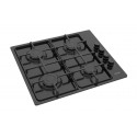 Plaque de Cuisson Gaz 60 cm 4 Feux Noir Émaillé avec Allumage Électrique – PG-700