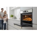 Four Encastrable Électrique 90 cm 110L Chaleur Tournante Noir & Inox – FEE-9272-IN