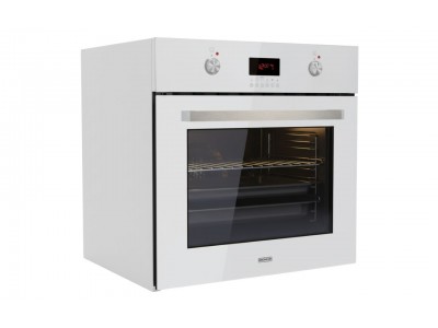 Four Encastrable Électrique 60 cm 67L Chaleur Tournante Verre Blanc – FEE-6883-WH