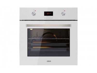 Four Encastrable Électrique 60 cm 67L Chaleur Tournante Verre Blanc – FEE-6883-WH