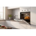 Four Encastrable Électrique 60 cm 65L Chaleur Tournante Verre Blanc – FEE-6433-WH