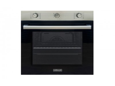 Four Encastrable Électrique 60 cm 65L 8 Programmes Verre & Inox Classe A+ – FEE-8888-IN