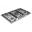 Plaque de Cuisson Gaz 90 cm 5 Feux Inox avec Grilles en Fonte – PGE-90-FNT-IN