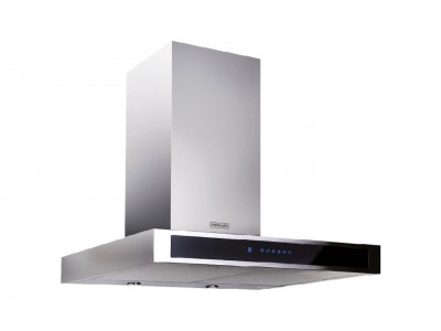Hotte Cheminée 90 cm Inox 650 m³/h Tactile avec Télécommande – EKH-LAR9O-IN