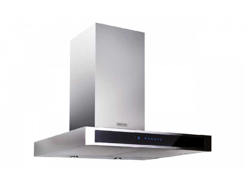 Hotte Cheminée 90 cm Inox 650 m³/h Tactile avec Télécommande – EKH-LAR9O-IN
