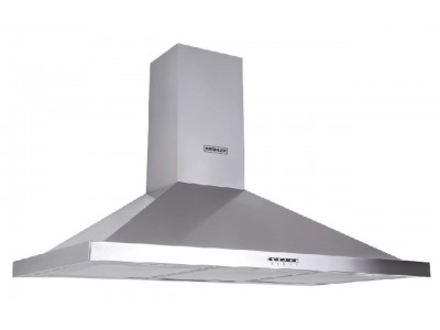 Hotte Cheminée 90 cm Inox 450 m³/h Commandes Mécaniques – EKH-GUS90-IN