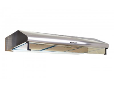 Hotte Sous Meuble 90 cm Inox 460 m³/h Double Moteur avec Visière Verre – EKH-CLA90-IN