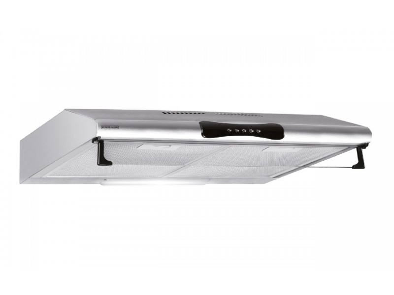 Hotte Sous Meuble 70 cm Inox 460 m³/h Double Moteur avec Visière Verre – EKH-CLA70-IN