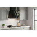 Hotte Cheminée 60 cm 650 m³/h avec Écran Digital et Commandes Électriques – EKH-MOD60-BL