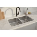 Évier Carré 1 Bac Inox 304 Satiné 503 mm – EKE-780-CL