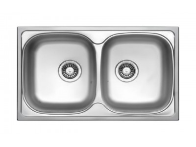 Évier Carré 1 Bac Inox 304 Satiné 503 mm – EKE-780-CL