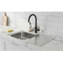 Évier Cuisine 1 Bac avec Égouttoir Inox 201 760 mm – EKE-765-ASS