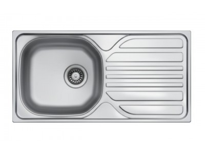 Évier Cuisine 1 Bac avec Égouttoir Inox 304 760 mm – EKE-760-CMM
