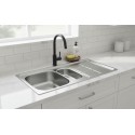 Évier Cuisine 1 Bac et Demi Inox 304 avec Égouttoir 1000 mm – EKE-1000-LTP