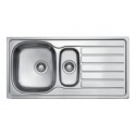 Évier Cuisine 1 Bac et Demi Inox 304 avec Égouttoir 1000 mm – EKE-1000-HYM