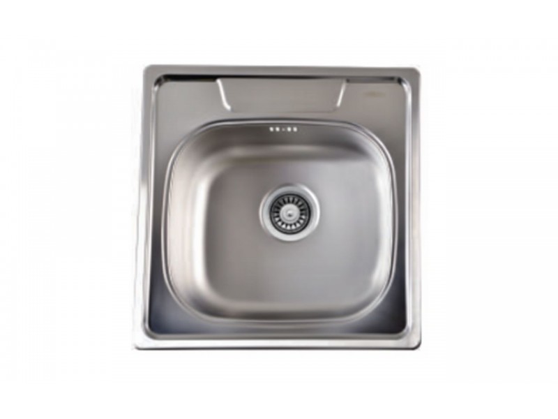 Évier Carré 1 Bac Inox 304 Satiné 503 mm – EKE-503-COM