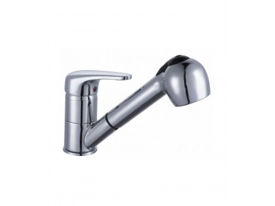 Mitigeur Cuisine Chromé avec Douchette Flexible Inox Anticalcaire – UM-1382-CR